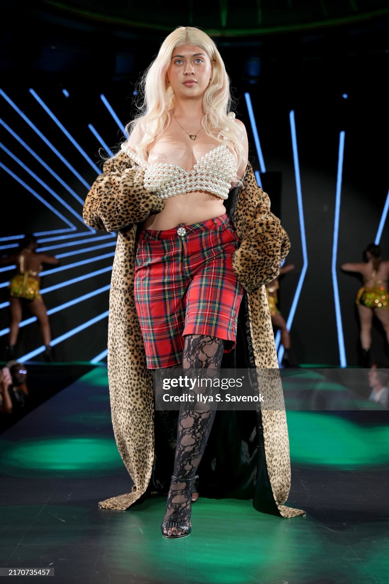 Plaid Long Shorts